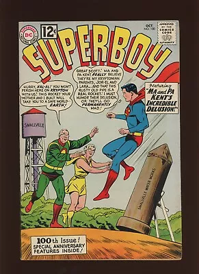 Buy Superboy #100 1962 FN+ 6.5 High Definition Scans** • 62.13£