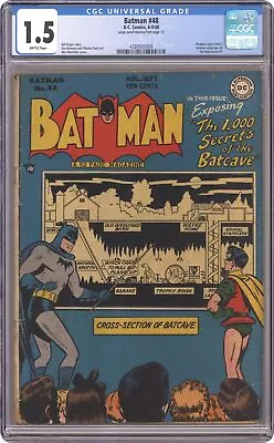 Buy Batman #48 CGC 1.5 1948 Batman (1940) 4389505009 • 345.59£