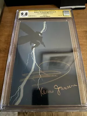 Buy Batman The Dark Knight Returns Foil CGC 9.8 Signed By Miller And Janson • 388.30£