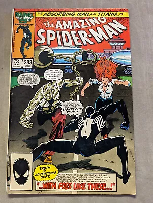 Buy Amazing Spider-Man #283, Marvel 1986, 1st Mongoose Cameo, FREE UK POSTAGE • 9.99£