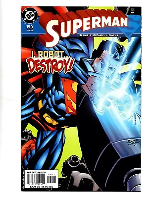 Buy DC Comics Superman Volume 2 #190 VF/NM • 1.39£