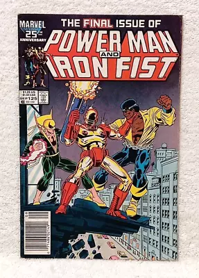 Buy Marvel Comics Power Man And Iron Fist Issue #125 Newsstand 1986 • 5.43£