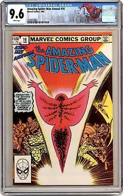 Buy Amazing Spider-Man Annual #16 CGC 9.6 1982 2107514003 • 265.65£