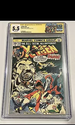 Buy X-MEN #94 SS CGC 5.5 Signed Claremont New X-Men Begin Key 2nd Appearance 1975 • 543.63£