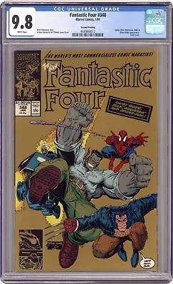 Buy Fantastic Four #348R Adams Gold Variant CGC 9.8 1991 4440668012 • 322.29£