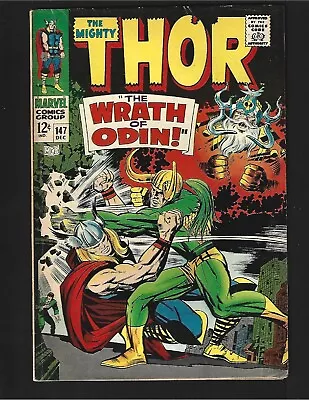 Buy Thor #147 VG+ Kirby Circus Of Crime Loki Balder Sif Warriors 3 Origin Inhumans • 12.45£