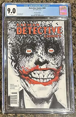 Buy DETECTIVE COMICS #880- CGC 9.0 - Iconic Jock Joker Cover - Newsstand - RARE! • 334.53£