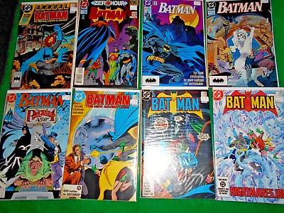 Buy Batman Comics Lot (8) Vf-nm 1984-1994 • 27.18£