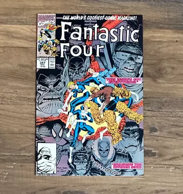 Buy Fantastic Four #347 (Marvel, 1990) 2nd Print New Team! Walt Simonson Art Adams • 6.99£