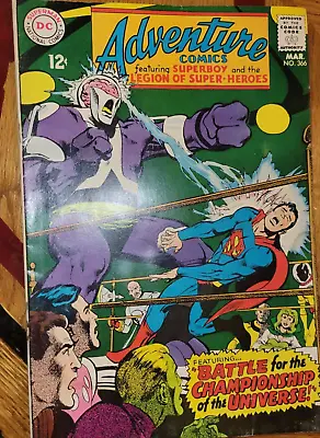 Buy Adventure Comics 366 The Legion Of Superheroes Raw SHADOW LASS JOINS • 6.98£