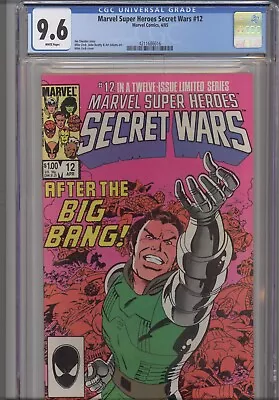 Buy Secret Wars #12 CGC 9.6 1985 Marvel Comics Jim Shooter Story Mike Zeck Cover • 73.74£