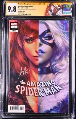 Buy Amazing Spider-Man #1 CGC 9.8 Signed Artgerm Custom Label • 116.70£