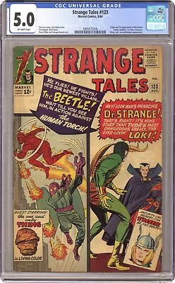 Buy Strange Tales #123 CGC 5.0 1964 3900475006 • 93.36£