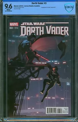 Buy Darth Vader #3 ⭐ CBCS 9.6 ⭐ LARROCA VARIANT 1st App Of DOCTOR APHRA Marvel 2015 • 384.42£