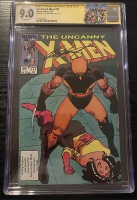 Buy Uncanny X-Men 177 SS CGC 9.0 SIGNED Chris Claremont 1984 LE CUSTOM LABEL WP • 100.96£