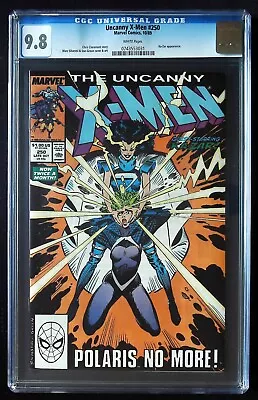 Buy Uncanny X-Men #250 CGC 9.8 Marvel Comics 1989 Chris Claremont • 60£
