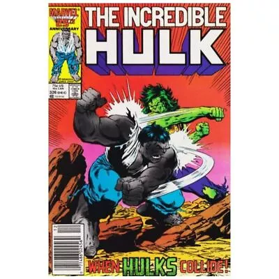 Buy Incredible Hulk #326 Newsstand - 1968 Series Marvel Comics VF [f  • 7.86£