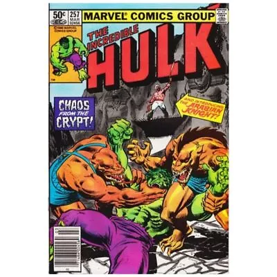 Buy Incredible Hulk #257 Newsstand - 1968 Series Marvel Comics VF+ [w  • 8.99£