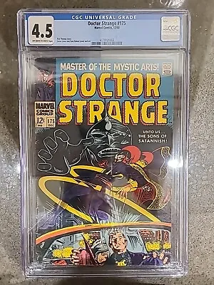Buy Doctor Strange #175 Marvel 1968  Thomas Story  Colan & Palmer Art CGC 4.5 • 58.25£