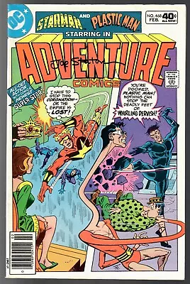 Buy Signed Adventure Comics 468 Fvf 7.0 Joe Staton Mark Jewelers Starman Plastic Man • 17.09£