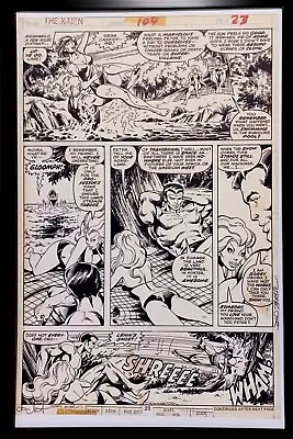 Buy Uncanny X-Men #109 Pg. 23 By John Byrne 11x17 FRAMED Original Art Print W/ Storm • 46.55£