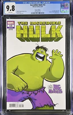 Buy Incredible Hulk #13 - Skottie Young - CGC 9.8 - White Pages - 2024 • 31.06£