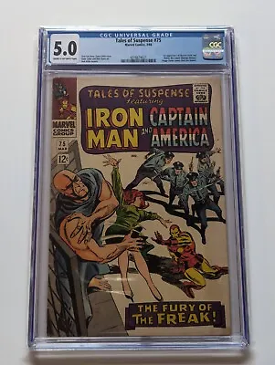 Buy Tales Of Suspense #75 CGC 5.0 Marvel Comics 1st Sharon Carter + Batroc Leaper • 86.16£