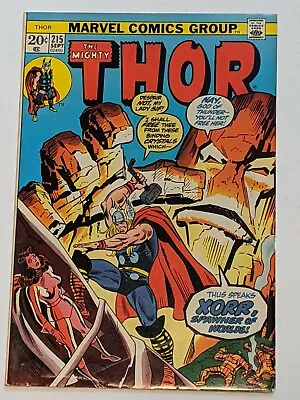Buy Thor #215 (Sept 1973, Marvel) F/VF 7.0 Mercurio Appearance John Buscema Cover • 9.34£