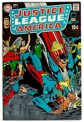 Buy JUSTICE LEAGUE OF AMERICA #74 In VF- Condition A DC 1969 Silver Age Comic • 34.95£