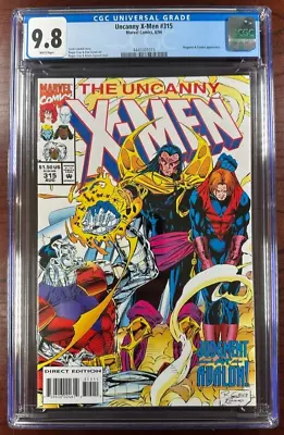 Buy Uncanny X-men #315 Cgc 9.8 Wp Nm/m Marvel 1994 Magneto & Exodus Appearance ❤️‍🔥 • 81.54£