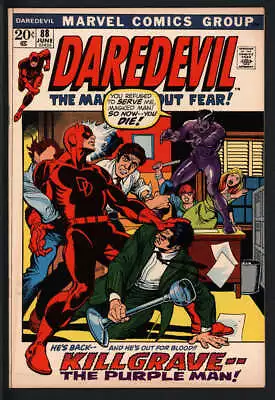 Buy Daredevil #88 8.5 // 1st Appearance Of Larry Cranston, Becomes Mr. Fear 1972 • 55.92£