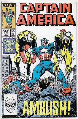 Buy Captain America #346 Marvel Comics Gruenwald Dwyer Milgrom 1988 FN/VFN • 5.99£