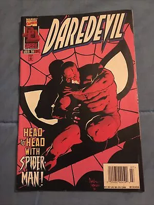 Buy Daredevil #354 Spider-Man Cover Daredevil Meets Ben Reilly Newsstand Marvel 1996 • 15.52£