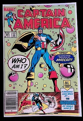 Buy Captain America #307 (1985 Marvel) 1st App. Madcap • 7.76£
