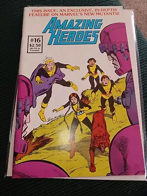Buy Amazing Heroes 16 1st Preview Of New Mutants+ New Mutants Issues 1, 2, And 3 • 69.89£