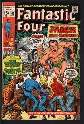 Buy Fantastic Four #102 5.5 // Marvel Comics 1970 • 21.75£