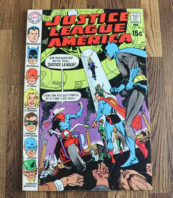 Buy 1970 Marvel Comics Justice League Of America #78 1st Silver Age Vigilante G/FN+ • 23.61£