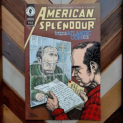 Buy AMERICAN SPLENDOR Transatlantic Comics #1 VG+ (1998) Harvey Pekar/Joe Sacco Art • 12.41£