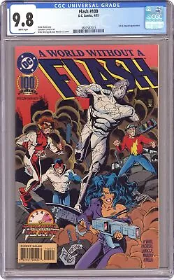 Buy Flash #100 Wieringo Direct Variant CGC 9.8 1995 3801587015 • 69.89£