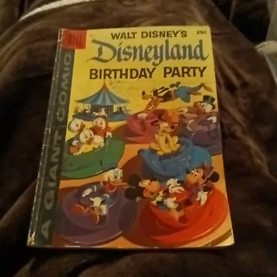 Buy WALT DISNEY'S DISNEYLAND BIRTHDAY PARTY #1  100-PAGE GIANT  SILVER-AGE 1958 Dell • 13.64£