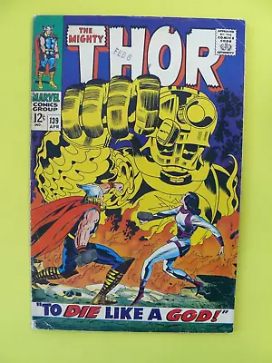 Buy Thor #139 - 1st Sif Cover - Stan Lee & Jack Kirby - 1967 - VG - Marvel • 11.66£