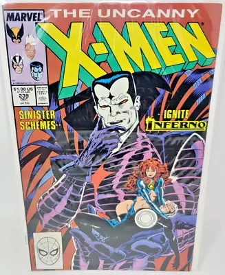 Buy UNCANNY X-MEN #239 1988 Marvel 9.0 1ST COVER APP MR SINISTER & GOBLIN QUEEN • 23.10£