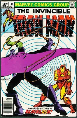 Buy Iron Man 146 VF+ 8.5 1st Blacklash Marvel 1981 • 10.83£