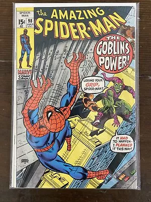 Buy Amazing Spider-Man #98 (July 1971, Marvel) No Comic Code - Drug Use • 107.95£