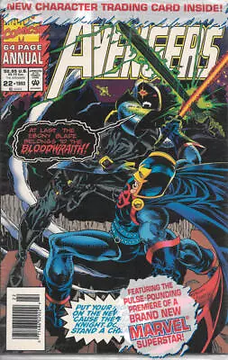 Buy Avengers, The Annual #22 (Newsstand) (with Card) FN; Marvel | 1st Appearance Blo • 12.42£
