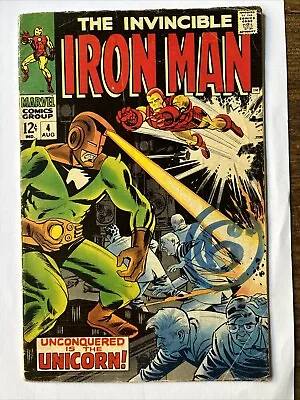 Buy Iron Man #4 - 1968 - Marvel Comics - VG - Silver Age • 12.99£