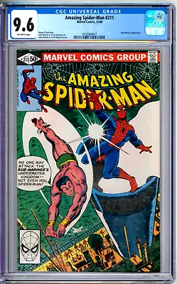 Buy Amazing Spider-Man 211 CGC Graded 9.6 NM+ Marvel Comics 1980 • 58.21£