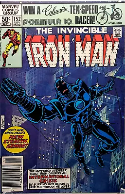 Buy Iron Man #152 DEBUT OF IRON MAN'S STEALTH ARMOR I (1981) NM+ • 23.26£