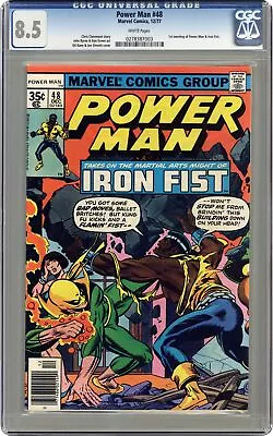 Buy Power Man And Iron Fist Luke Cage #48 CGC 8.5 1977 0278387003 • 75.33£