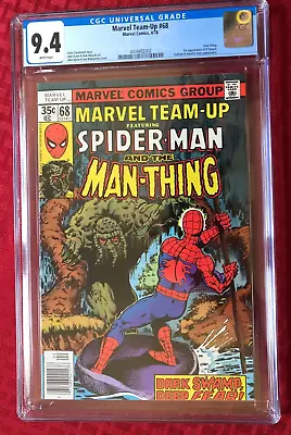 Buy Marvel Team-Up #68 CGC 9.4 White Pages 1st Appearance D'Spayre • 67.69£